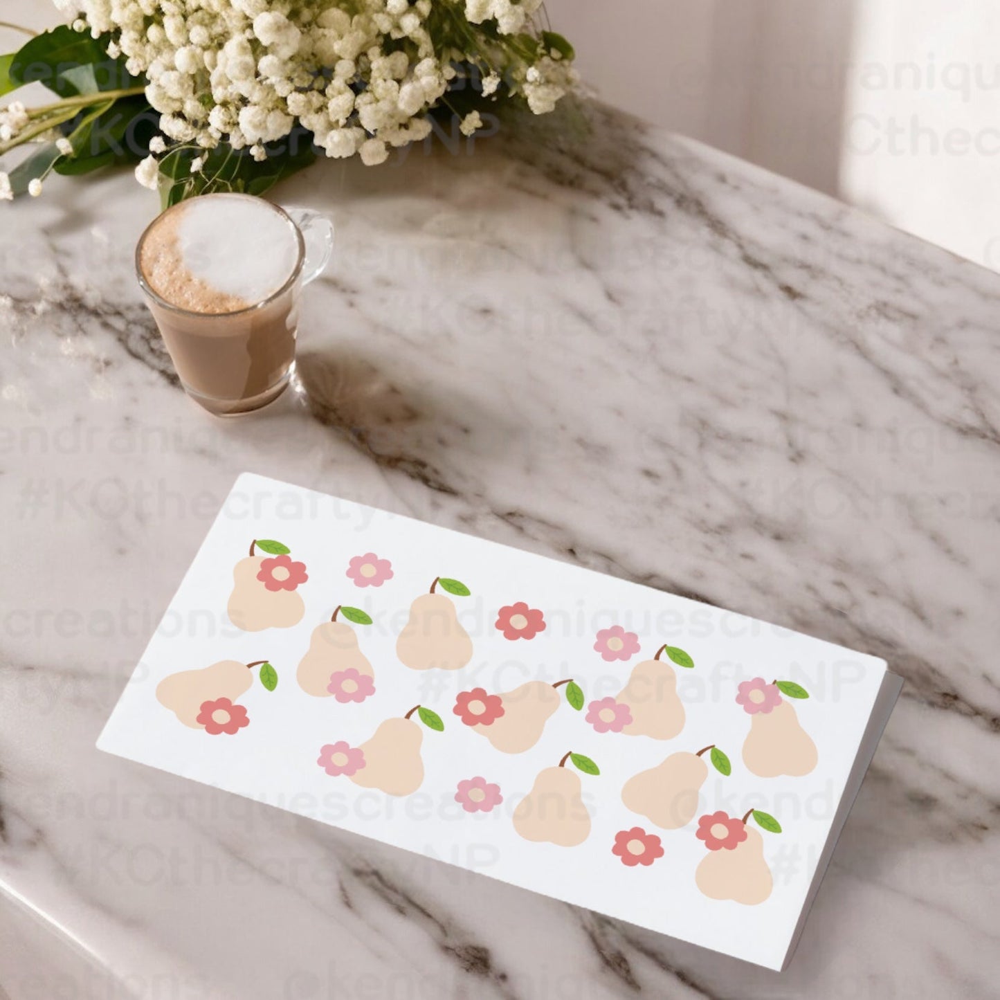 UVDTF Wrap-Fruit: Pear (UV131)