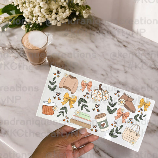 UVDTF Wrap-Girly fall for 40 oz (UV152)