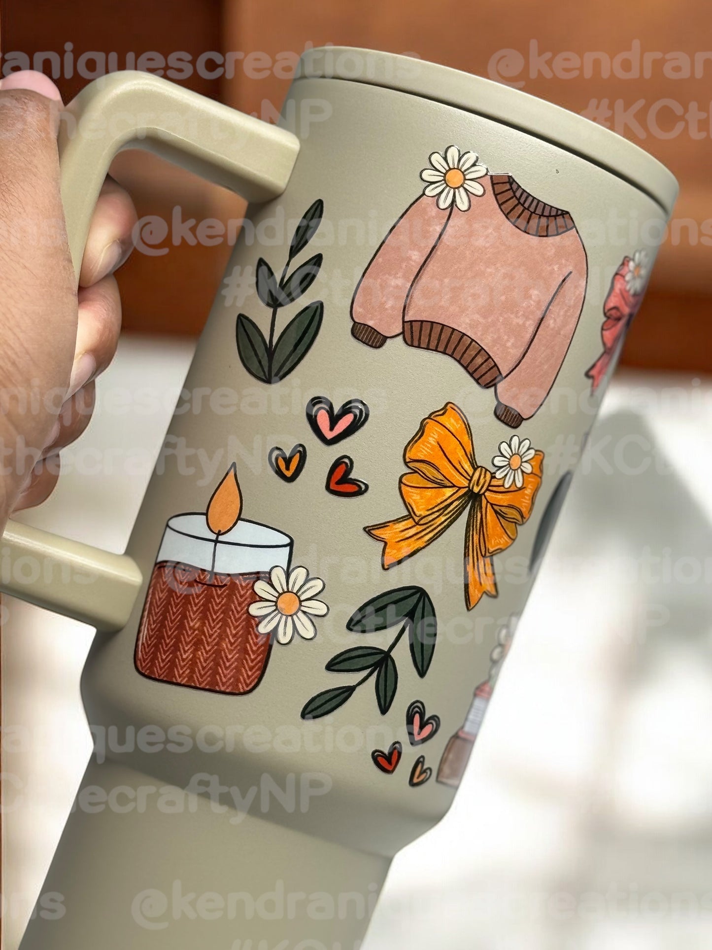 UVDTF Wrap-Girly fall for 40 oz (UV152)