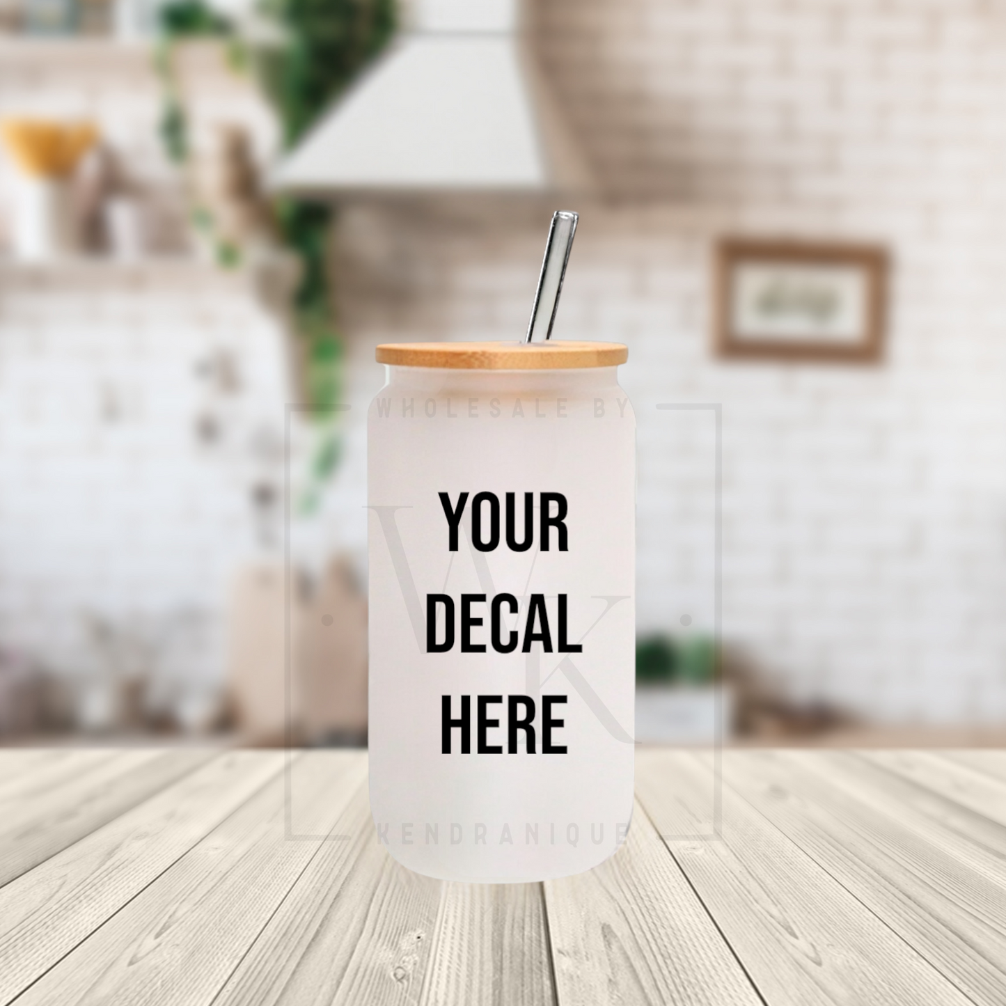 16 oz Sublimation Frosted Glass Can