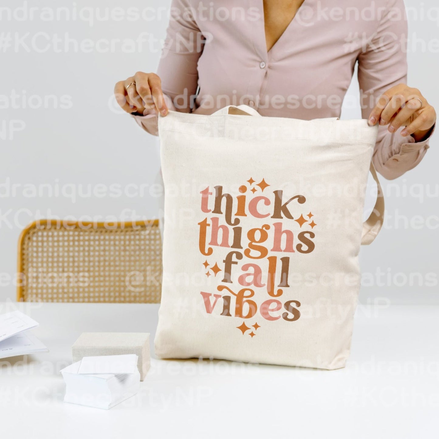 Dtf Transfer-Thick thighs fall vibes