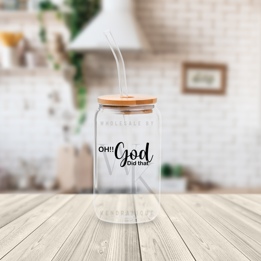 UVDTF Decal-OH!! God did that (OGDT)(Black)(UV49)