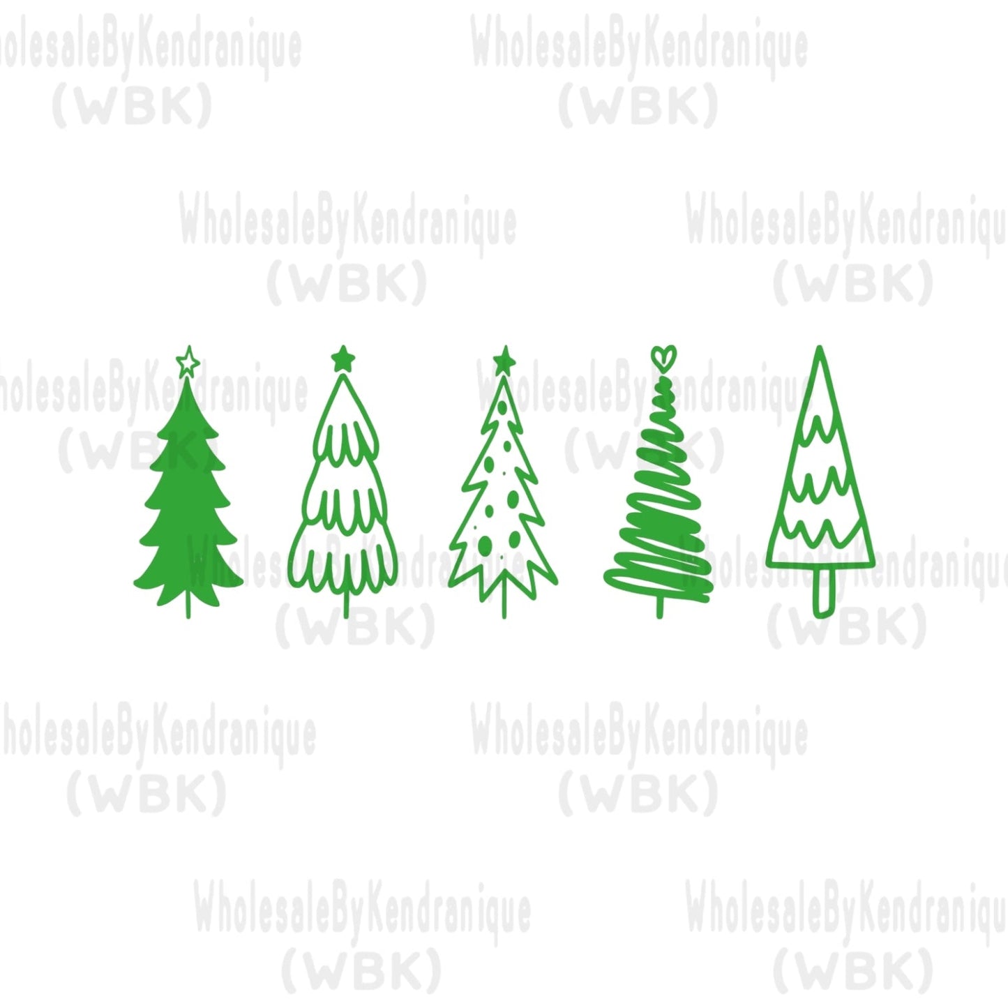 Dtf Transfer- Oh! Christmas Trees