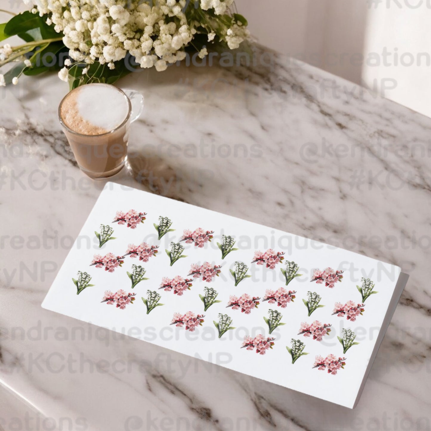 UVDTF Wrap-Our Botanical Garden-Lillian (UV98)