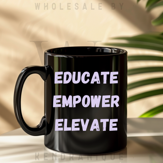 UVDTF Decal-Educate, Empower, Elevate (Stamped)(UV29)