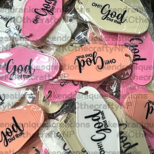 OH!! God did that (OGDT) hotel keychain
