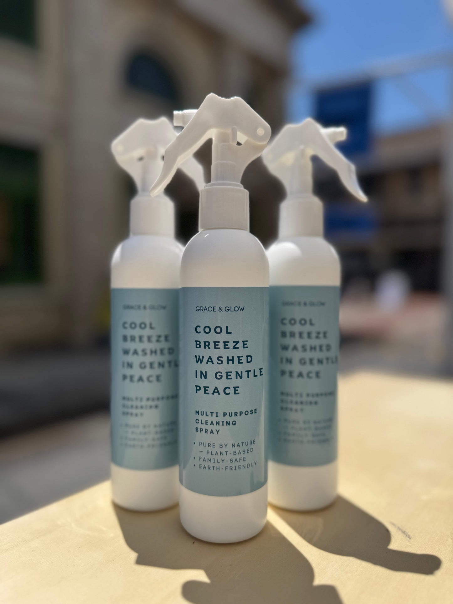 Multipurpose Cleaner Spray (8 oz) – Cool Breeze Washed in Gentle Peace – Streak-Free All Purpose Cleaner for Kitchen, Bathroom & Home Surfaces