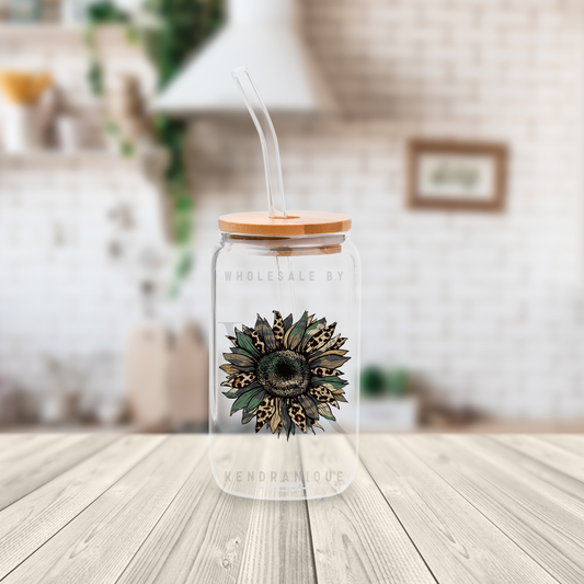 UVDTF Decal-Sunflower olive (UV69)
