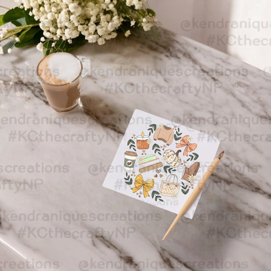 UVDTF decal-For 3.5 in Lid (Girly Fall) (UV153)