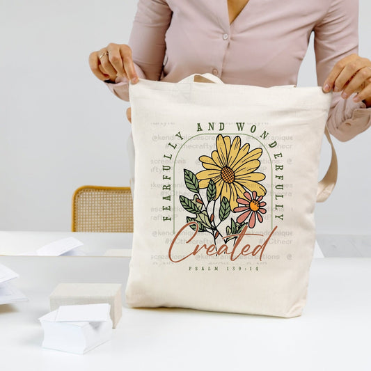 Dtf Transfer- Fearfully and Wonderfully Created, Color