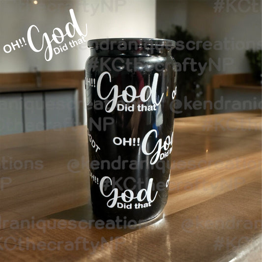 UVDTF Decal-OH!! God did that (OGDT) (White)(UV48)