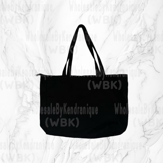 13x15x4 inch black tote