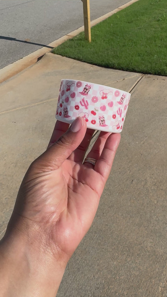 Silicone (Western) tumbler boot for popular 40 oz tumblers and glass cans